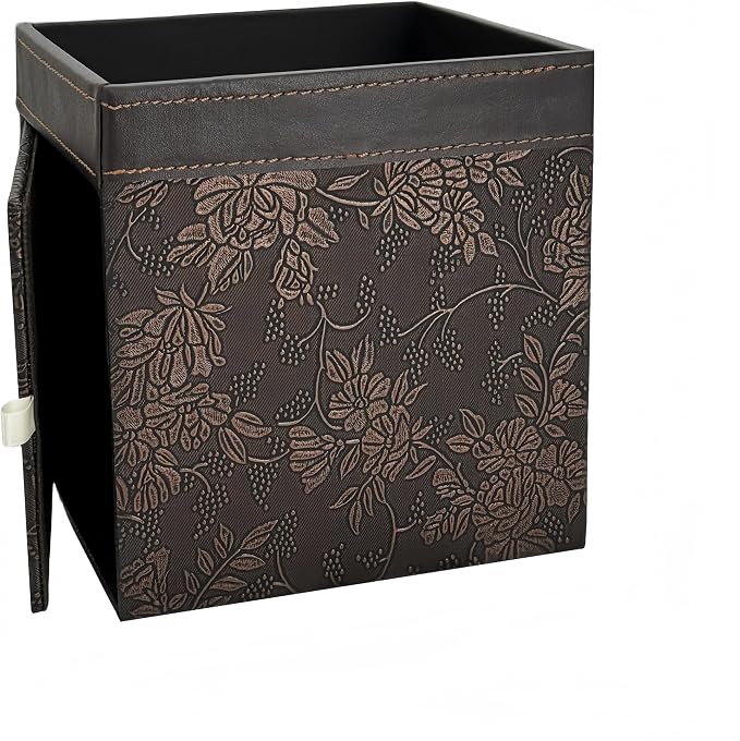 PU Leather Tissue Box Cover Square, Modern Tissue Holder - Image 5