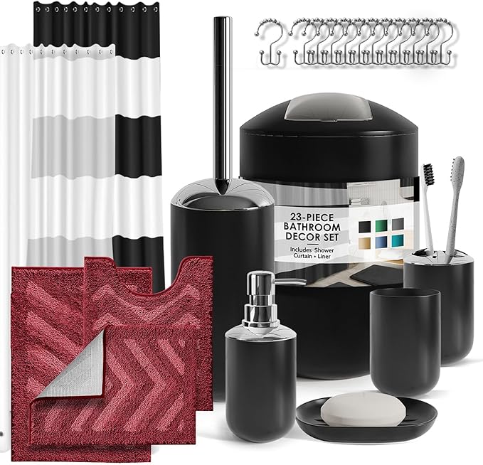 Clara Clark Bathroom Accessories Set by ClaraClark
