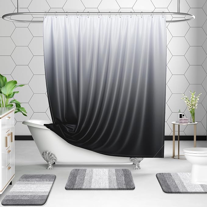 OLANLY Bathroom Rug Set 2 Piece, Soft Absorbent Microfiber Bath Mats and - Image 8