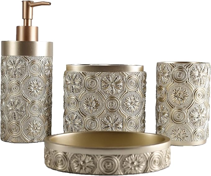 Hymmah Bathroom Accessories Set, Farmhouse Bathroom Decor, Contain Toothbrush by Hymmah