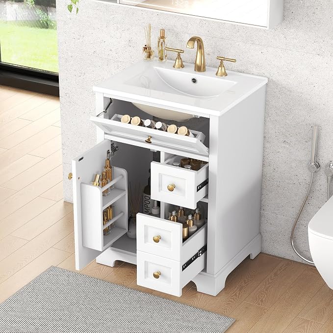 Harper & Bright Designs 24" Bathroom Vanity by HarperBrightDesigns