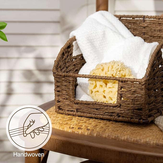 StorageWorks Paper Rope Pantry Storage Baskets, Wicker Baskets - Image 4