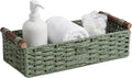 Back of Toilet Basket, Basket for Toilet Tank Top, Fresh Bathroom Organizer for by Rattanzenith