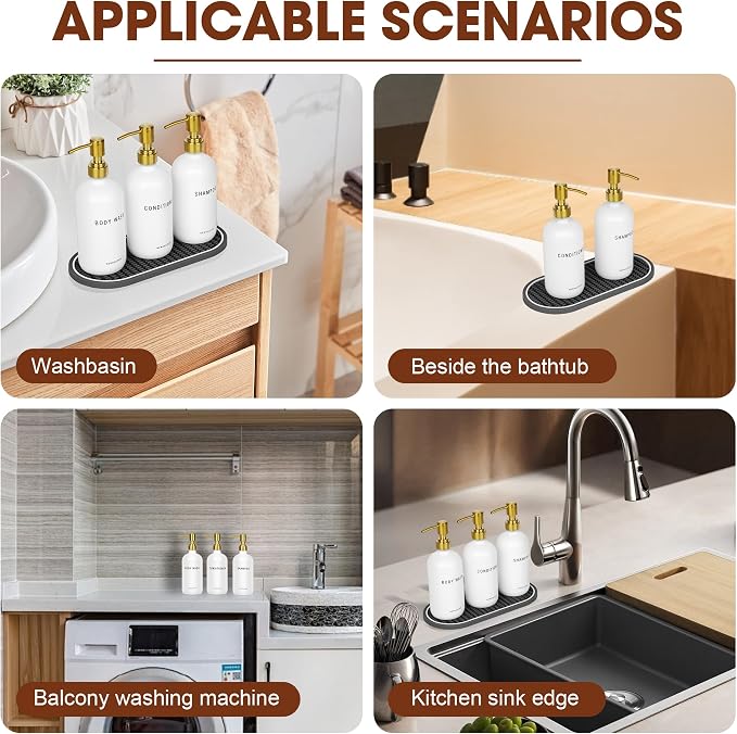 Glass Shampoo and Conditioner Dispenser-Shower Soap Dispenser - Image 7