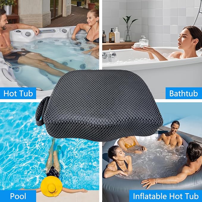REEZEIVI Hot Tub Booster Seat for Adults, 5 Inch Thick SPA Cushion, Weighted - Image 7