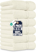 Utopia Towels 6 Pack Premium Hand Towels Set, 16 by 28 inches, 100% Ring Spun by UTOPIATOWELS