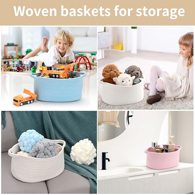 Cute Woven Gift Basket – Beige Empty Gift Basket - Image 6