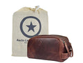 Leather Toiletry Bag for Men | Grooming Travel Kit | by AARONLEATHERGOODS%C2%AE
