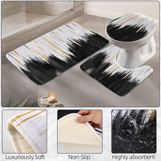 Black Bathroom Accessories Set - Image 5