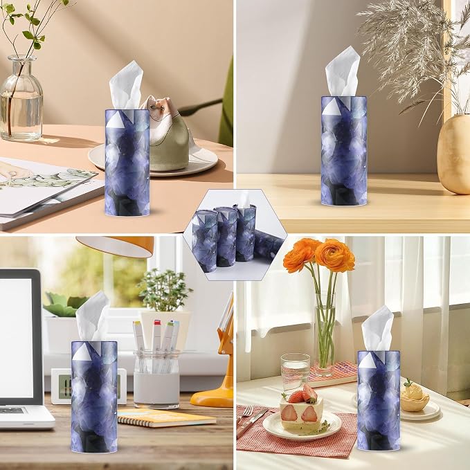 SINGARO Car Tissue Holder, 4 Pack Car Cup Holder Facial Tissues - Image 6