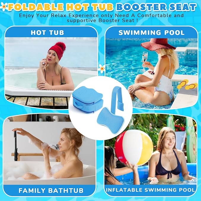 Yerliker 2 Pcs Foldable Hot Tub Booster Seat - Image 6
