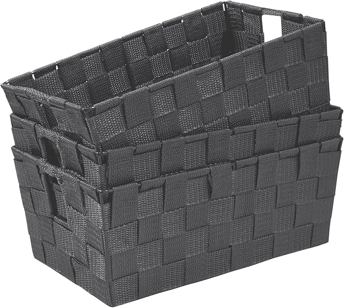 homyfort Woven Shelf Storage Tote Basket Bins Container, Storage Boxes Cube - Image 7