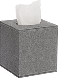 Sumnacon Square Linen Tissue Box Cover by Sumnacon
