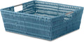 Whitmor Rattique Shelf Tote Berry Blue by Whitmor