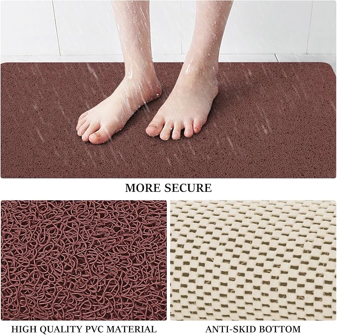 LuxStep Shower Mat Bathtub Mat, 24x24 inch, Non-Slip Bath Mat - Image 3