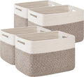 OIAHOMY 4 Pack Storage Baskets for Organizing, Basket for Shelves by MasterofSpaceOptimization
