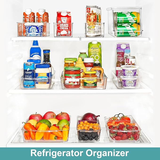 Sorbus Fridge Organizer on Wheels - Image 3