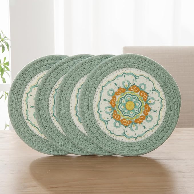 SHACOS Sage Green 8 Inches Trivets - Image 2