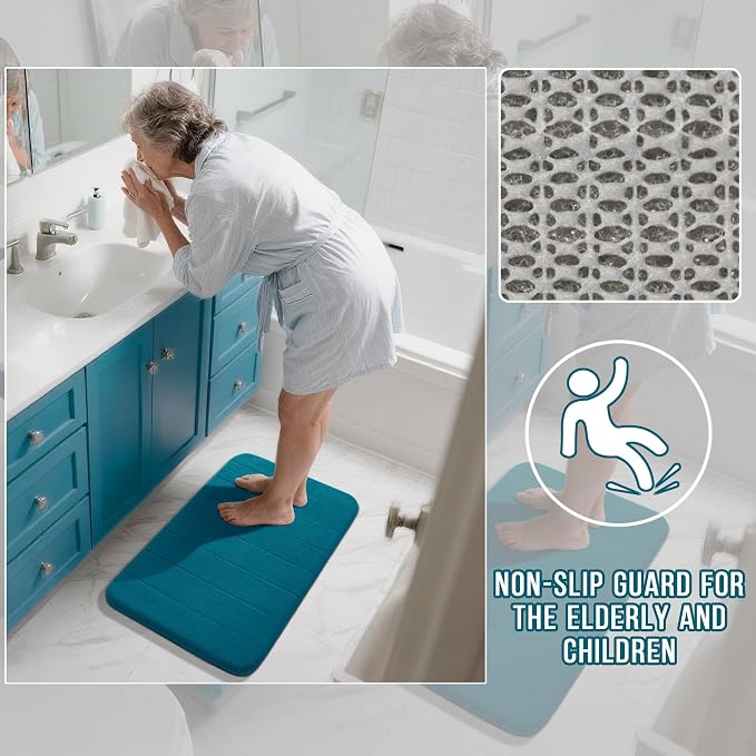 Yimobra Memory Foam Bathroom Rugs Sets 2 Piece - Image 5