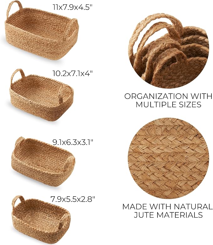Beautiful Storage Basket Set of 4 - Image 5