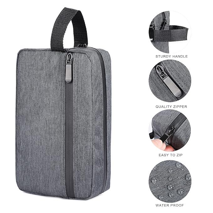 Etercycle Toiletry Bag for Men, Portable Travel Toiletry Organizer Bag - Image 2