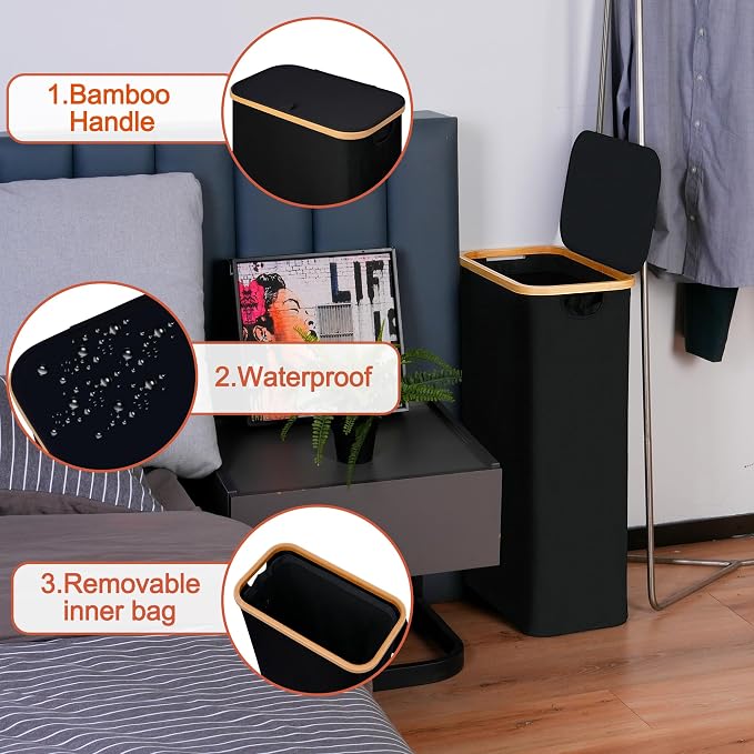 efluky Slim Laundry Basket - Image 3