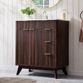 T4TREAM 30" Fluted Bathroom Vanity by T4TREAMFurniture