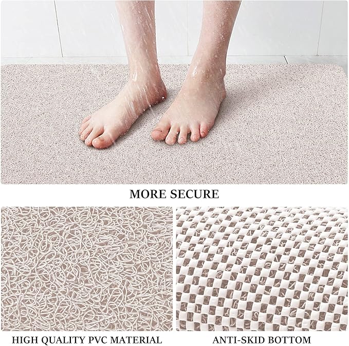 LuxStep Shower Mat Bathtub Mat, 24x32 inch, Non-Slip Bath Mat - Image 6