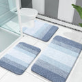 OLANLY Bathroom Rugs Sets 3 Piece, Soft Absorbent Microfiber Bath Mats and by OLANLY