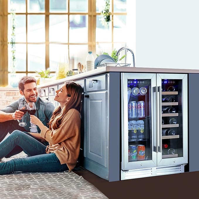 Koolatron 18 Bottle 56 Can Wine Fridge – Wine Cooler - Image 9