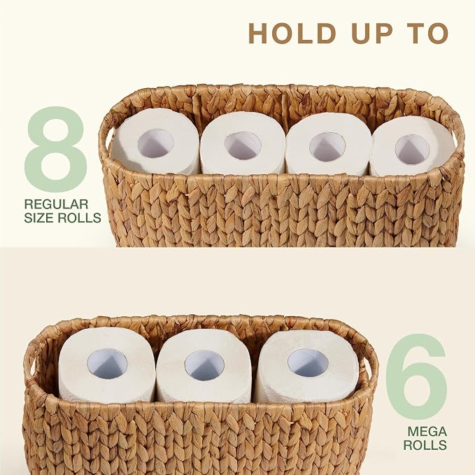 Toilet Paper Storage Basket, Toilet Paper Holder - Image 5