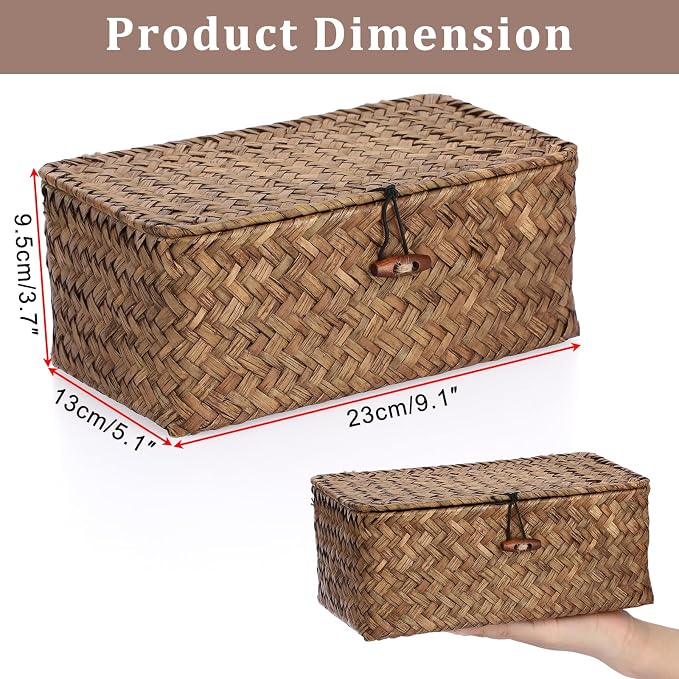 Sumnacon Small Wicker Basket - Image 3