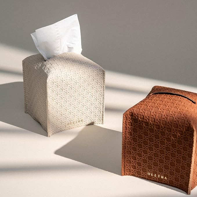 OLETHA Square Tissue Box Cover - Image 2