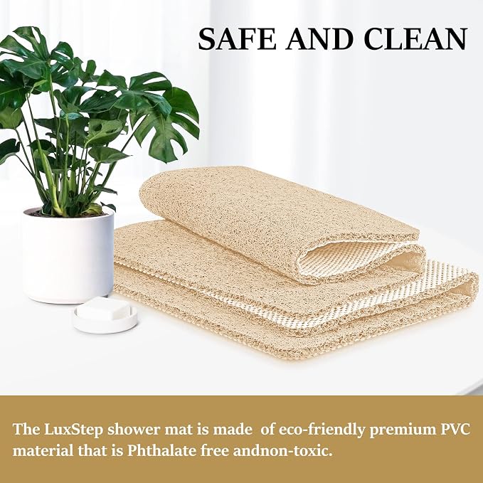LuxStep Shower Mat Bathtub Mat, 40x16 inch, Non-Slip Bath Mat - Image 5