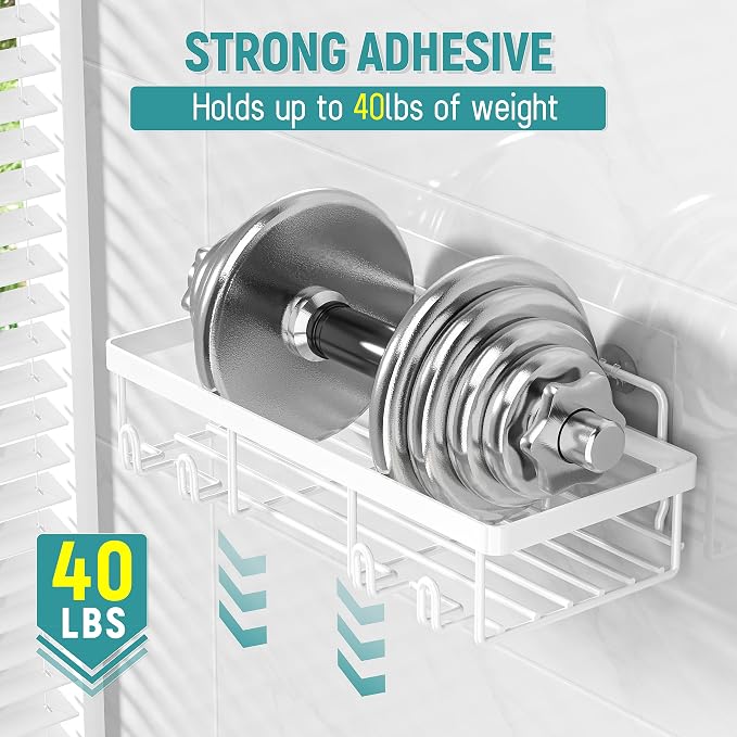 5 Pack Shower Caddy Organizer Rack Shelf - Image 5