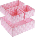 Posprica Woven Storage Baskets for Organizing, Small Baskets Cube Bin Container by Posprica