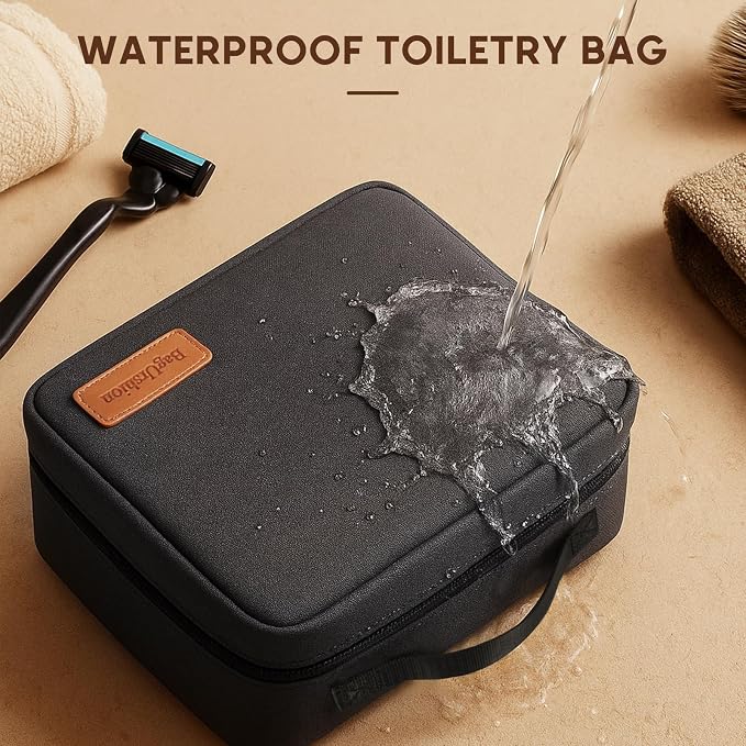 Toiletry Bag for Men, Mens Travel Toiletry Organizer, Men's Travel Essentials - Image 5