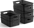Plastic Storage Baskets, Small Pantry Organization and Storage Bins, Household by NETANY