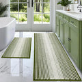 BSICPRO Bathroom Rugs and Mats Sets, 2 Piece Thick Absorbent Chenille Bath Mat by BSICPRO