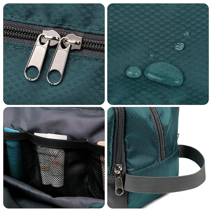Toiletry Bag for Men Hanging Dopp Kit Water Resistant Shaving Bag Small - Image 2