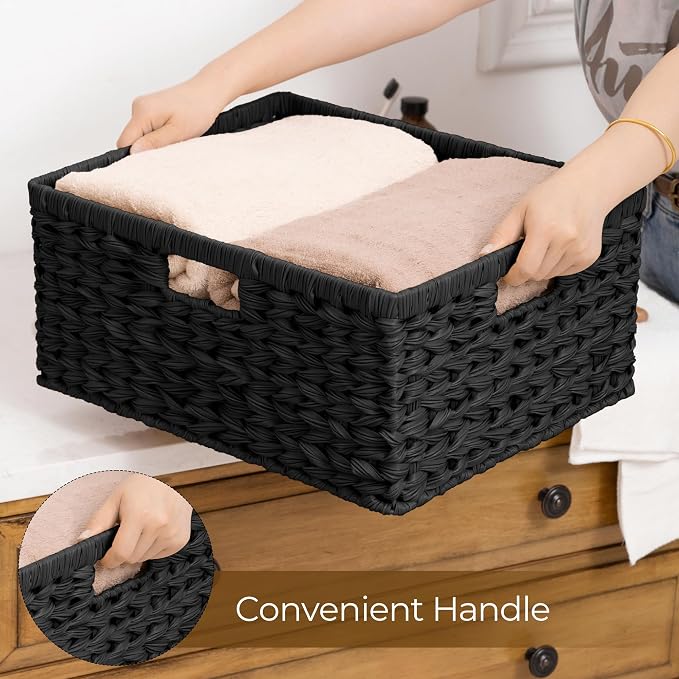 GRANNY SAYS Storage Basket for Organizing, Wicker Storage Basket for Shelf - Image 4