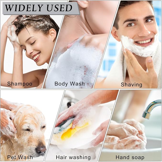 70 Pcs 2 oz Plastic Foam Soap Dispensers Refillable Lash Shampoo Bottles - Image 7