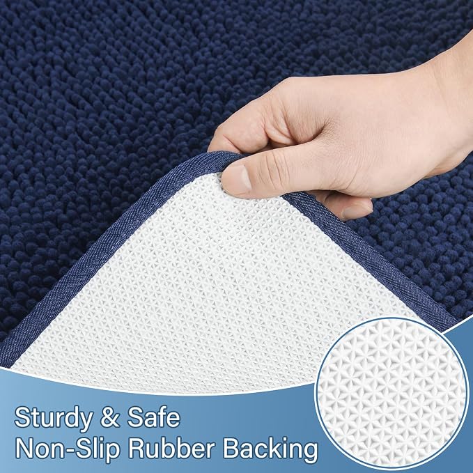 AROGAN Bathroom Rug Sets 2 Piece, Washable Bath Rug, Absorbent Soft Non Slip - Image 7