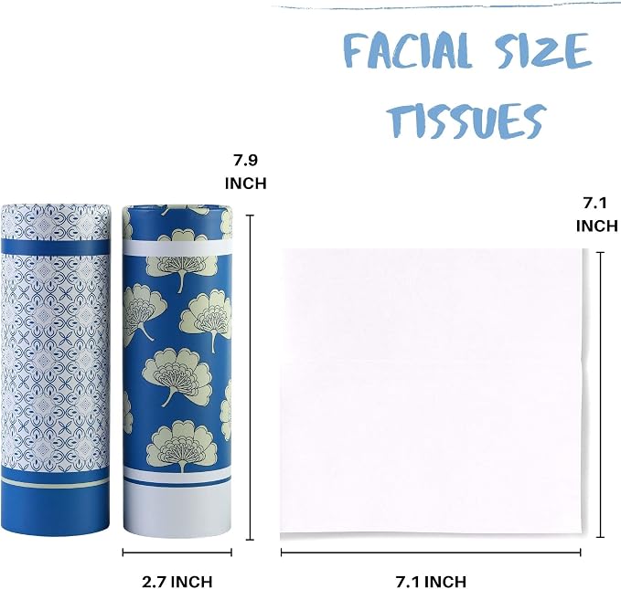 Car Tissues Holder with Facial Tissues - Image 2