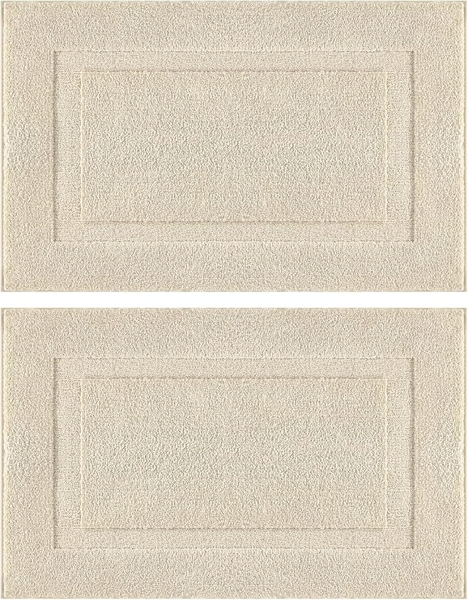 SHACOS Super Soft Bathroom Rugs Set of 2 Pieces 32x20 inch Fluffy Absorbent - Image 9