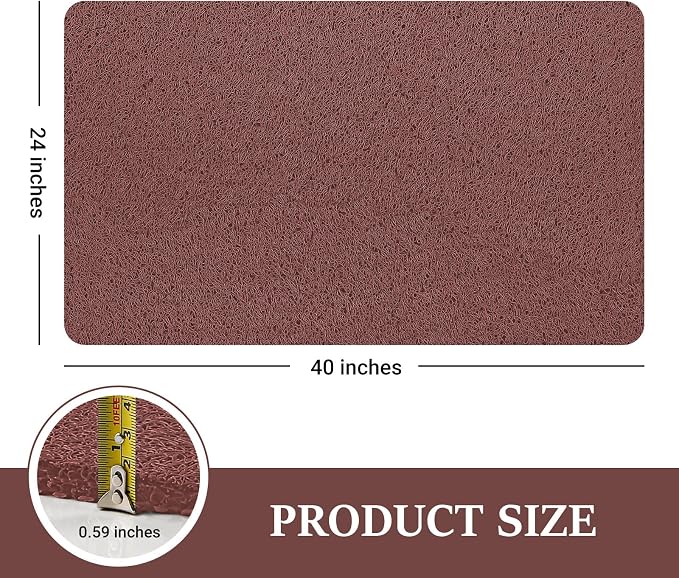 LuxStep Shower Mat Bathtub Mat, 40x24 inch, Non-Slip Bath Mat - Image 2