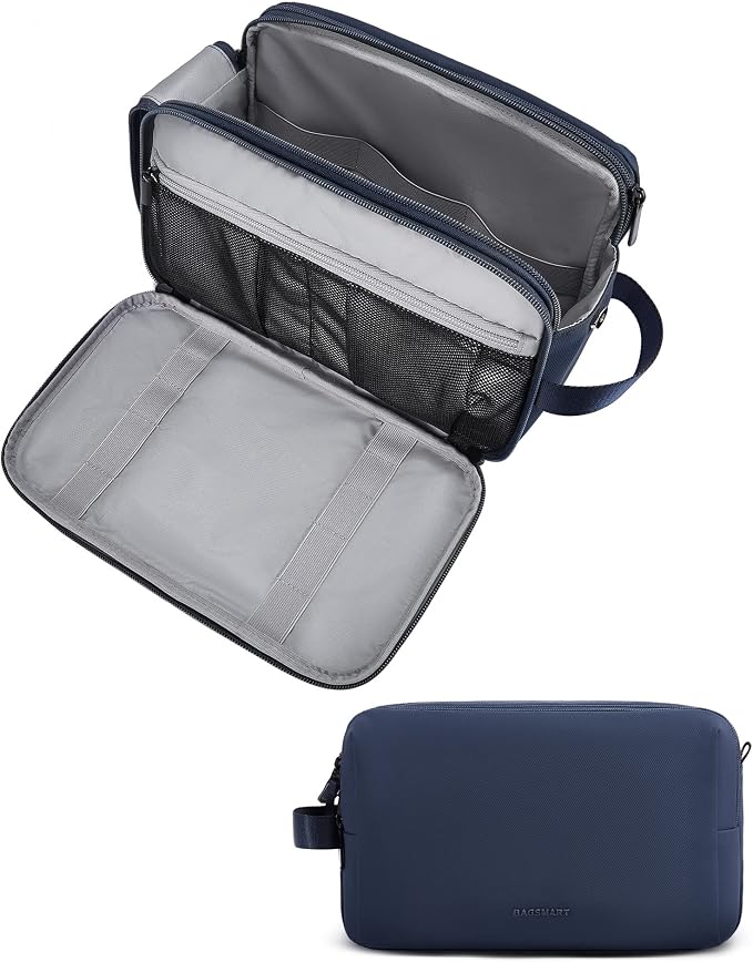 BAGSMART Toiletry Bag for Men, Travel Toiletry Organizer Dopp Kit by BAGSMART