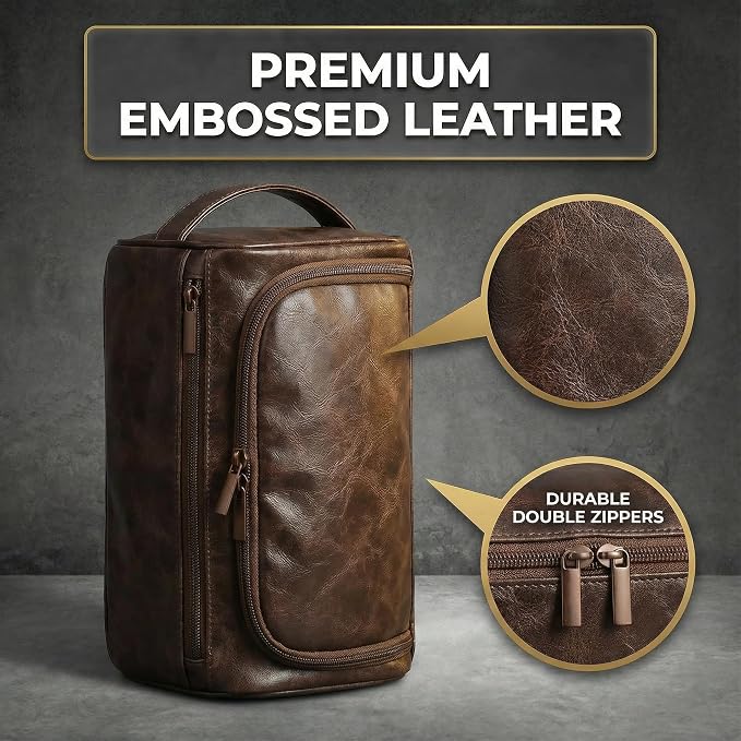 Men’s Hanging Toiletry Bag, Large Capacity Travel Dopp Kit Organizer - Image 7