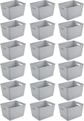 Sterilite 18 Pack Plastic Storage Bin Organization Containers, Tall Baskets by Sterilite