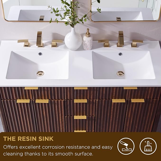 T4TREAM 48" Fluted Bathroom Vanity - Image 5